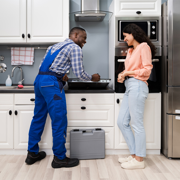 can you provide an estimate for cooktop repair before beginning any work in Burns Kansas